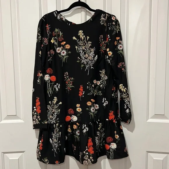 Philosophy Republic black floral dress. Size small - Picture 1 of 7